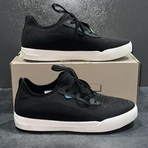 Vessi Weekend 1.5 Womens Size 10 Waterproof Shoes Asphalt Black White EUC Spring